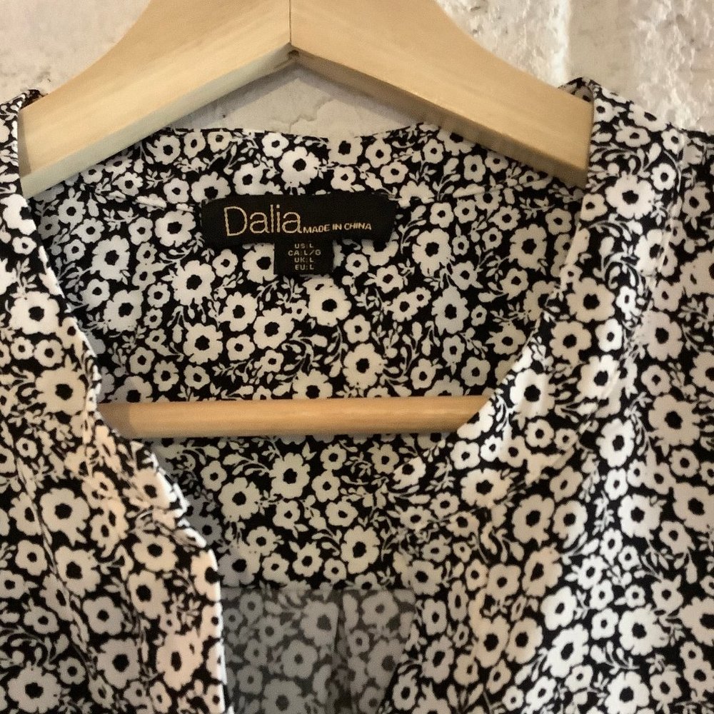 Dalia Sleeveless Print Blouse, Size L